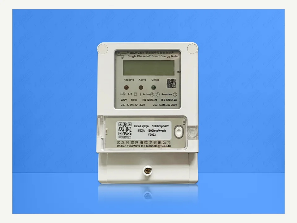 DDZY2397 Contador inteligente monofásico con control tarifario — imagen de referencia